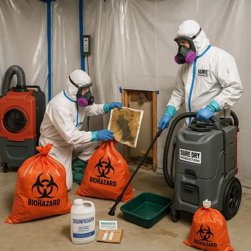 Contaminated Water Handling Protocols process in Clay, WV
