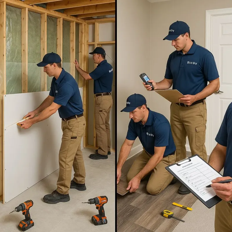 Repairs and Reconstruction process in Clay, WV